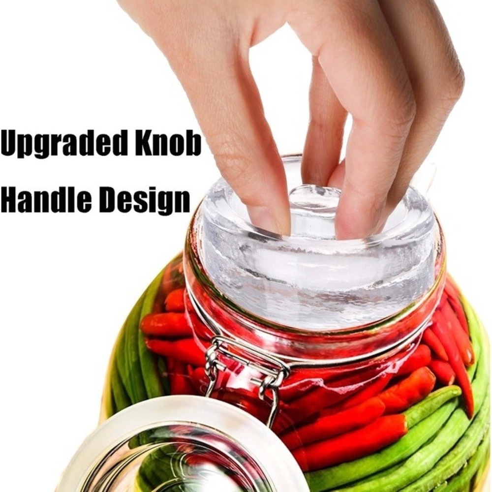 9 Pack Fermentation Glass Weights with Easy Grip Handle, Fermentation Weights - Picture 4 of 6